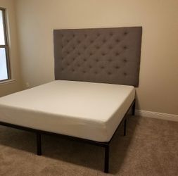 King size bed and frame