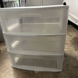 Sterilite 3-Drawer Plastic Storage