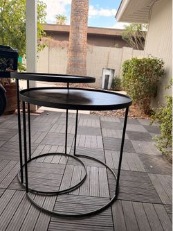 Modern Black Side Tables