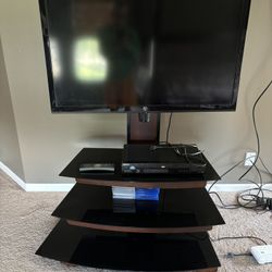 40" TV and Stand And DVD player
