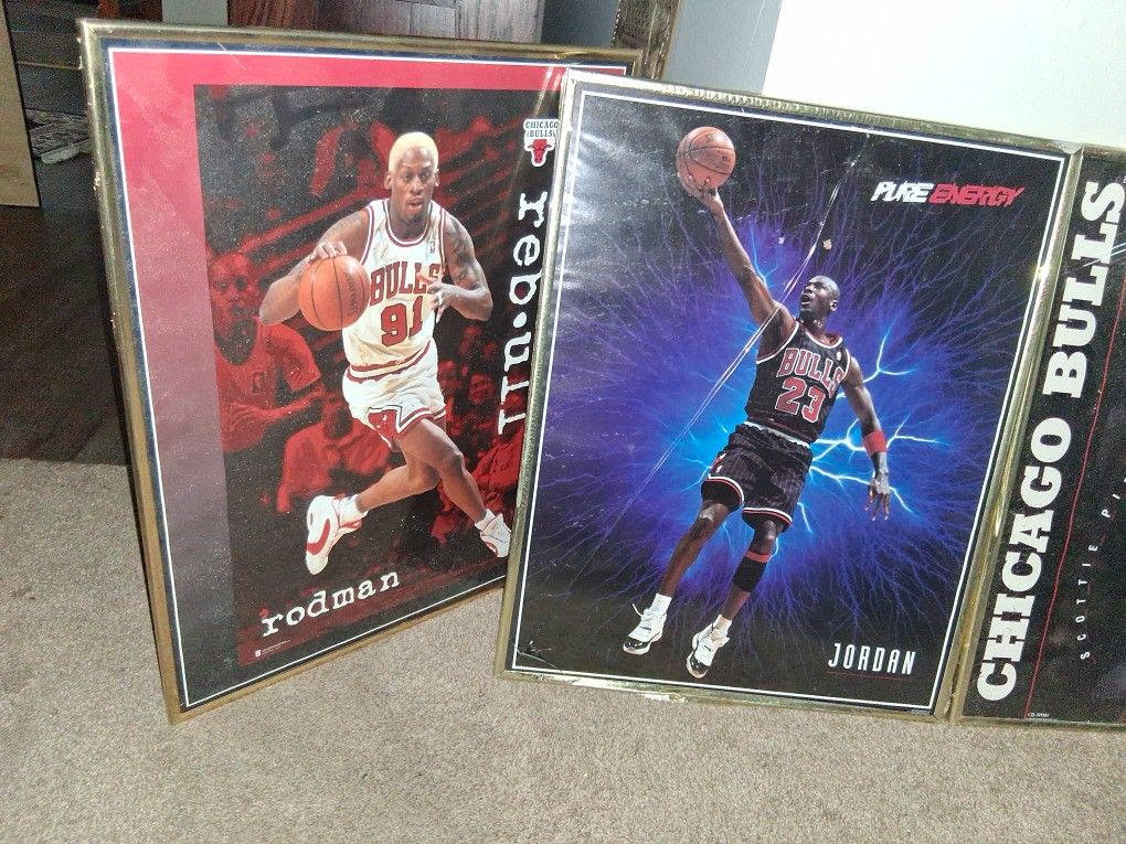 Chicago Bulls Micheal Jordan Framed Posters