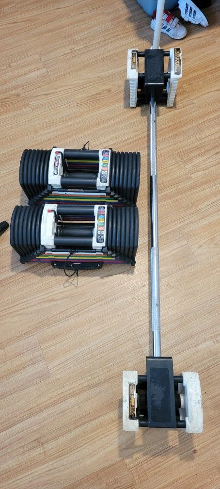 Powerblock U90 Dumbells & Barbell