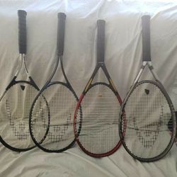 4 HEAD tennis rackets for sale, either separately or together 

