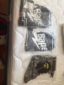 I got bape shorts for sale they are $40 each size L lmk for quality check.