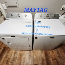 Maytag washer dryer set electric