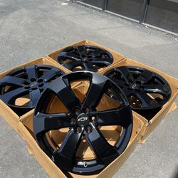 20” Chevy traverse factory sport RS wheels brand new gloss black 2018-2025