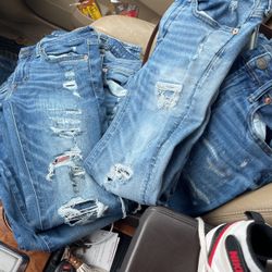 American Eagle Jeans 28x30 5 Pair