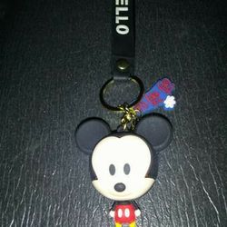 Mickey Mouse Keychain! Brand New! 