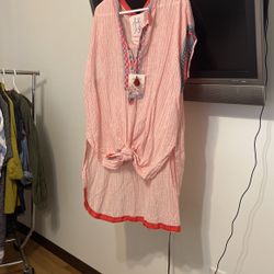 Johnny Was Linen Tunic Dress