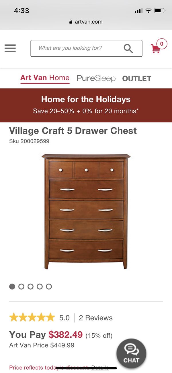 Art Van Village Kids Bedroom Furniture Full Size Bed Night Stand And Dresser For Sale In Novi Mi Offerup