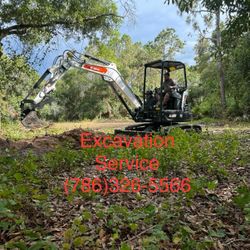 Bobcat Excavation Demolition Pool Septic Tank 