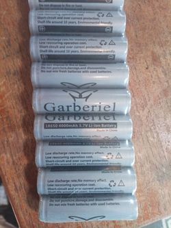 3.7 v li-ion rechargeable batteries