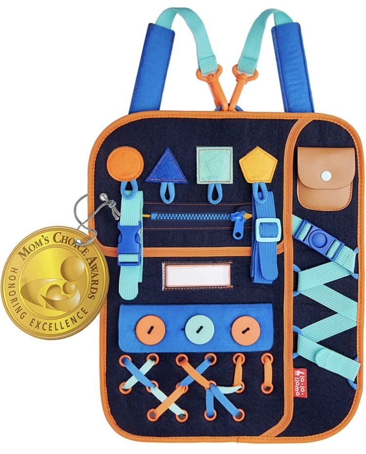 Toddler Busy Board/backpack