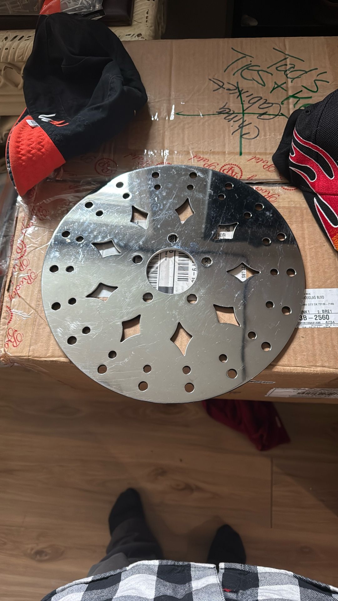 Custom CNC Rotor Triple Chrome