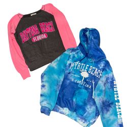2 Beach Sweatshirts - Daytona Beach and Myrtle Beach