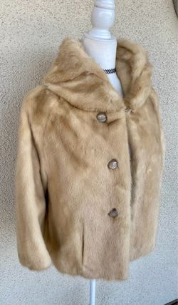Women’s Mink Waistcoat. Tourmaline Vintage. Size Small