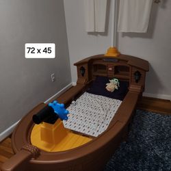 My Sons Pirate Ship Boat Toddler Bed
