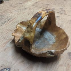 Carved Wooden Bowl