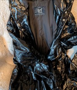 Zara TRF Collection Black Lined Jacket