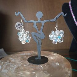 Aretes Nuevos En Baño De Plata 