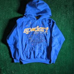 dark Blue Sp5der hoodie