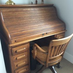 Antique Desk “ SECRETER”  Full Of Small Drawers Also Secret Ones !