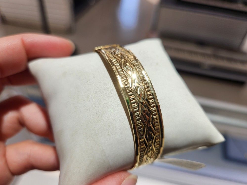 14k Semanario Bracelet Seven Day Bangle Bracelet