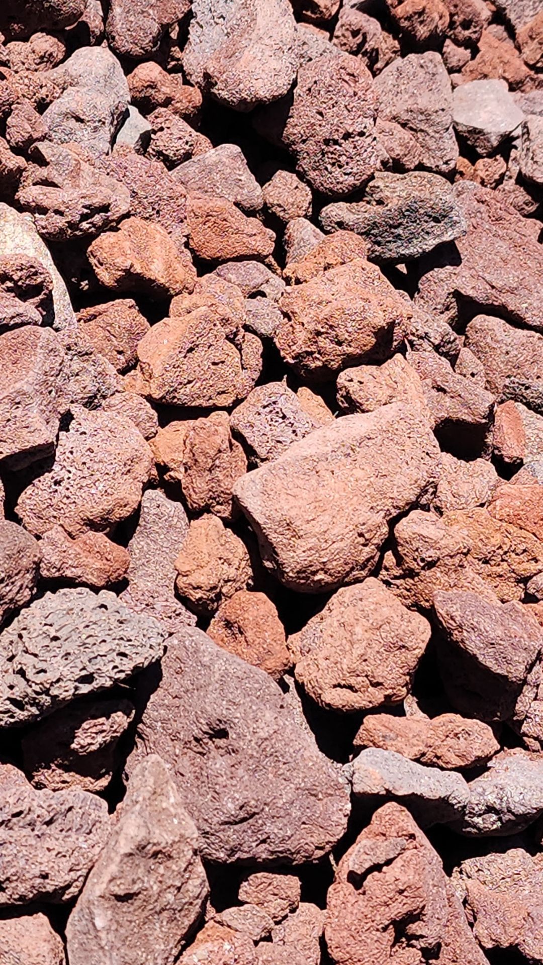Red Lava Rock - Yard