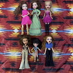 Vintage 2001 Bratz Doll - Lot of 6 Various Dolls MGA READ!