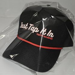 Happy Gilmore Just Tap It In Golf Hat/Dad Hat Snapback Blk-Red NEW w/Tag