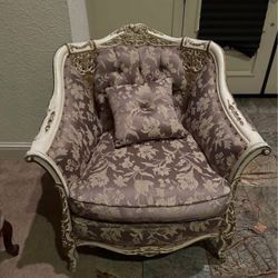 Vintage Couch and Chair Set 
