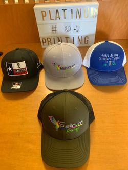 Embroidered hats