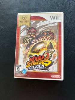 Wii Mario striker charged video game