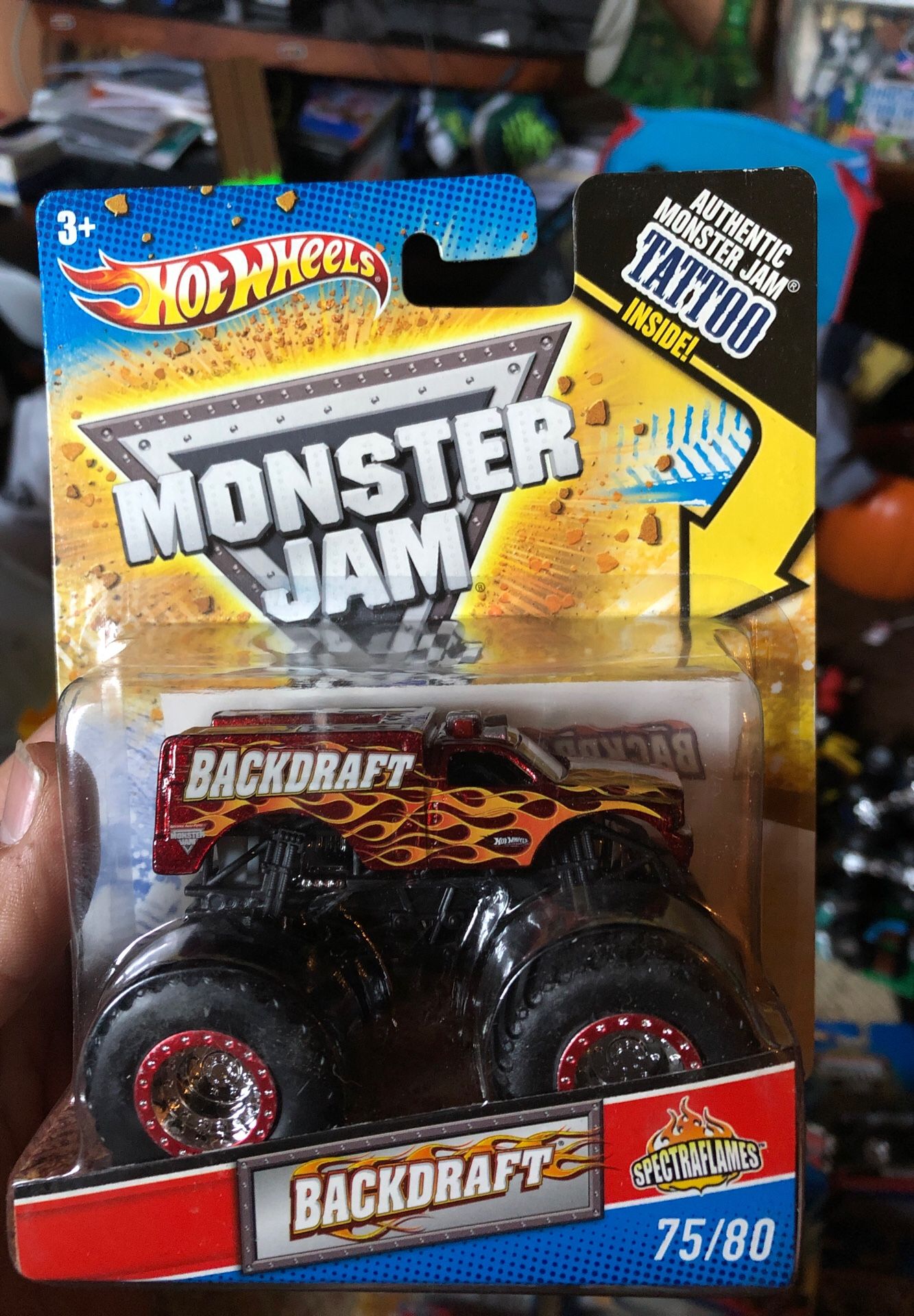 Monster Jam Backdraft Spectraflames NEW