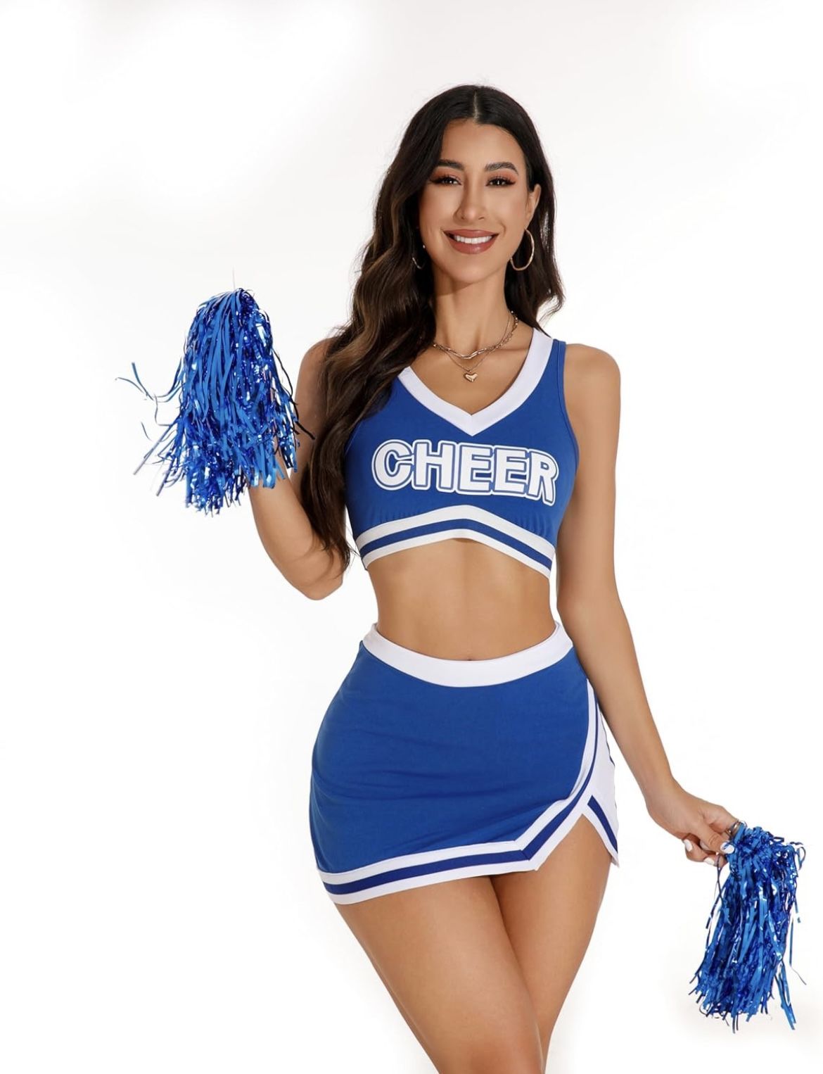 Blue Cheerleader Unifrom