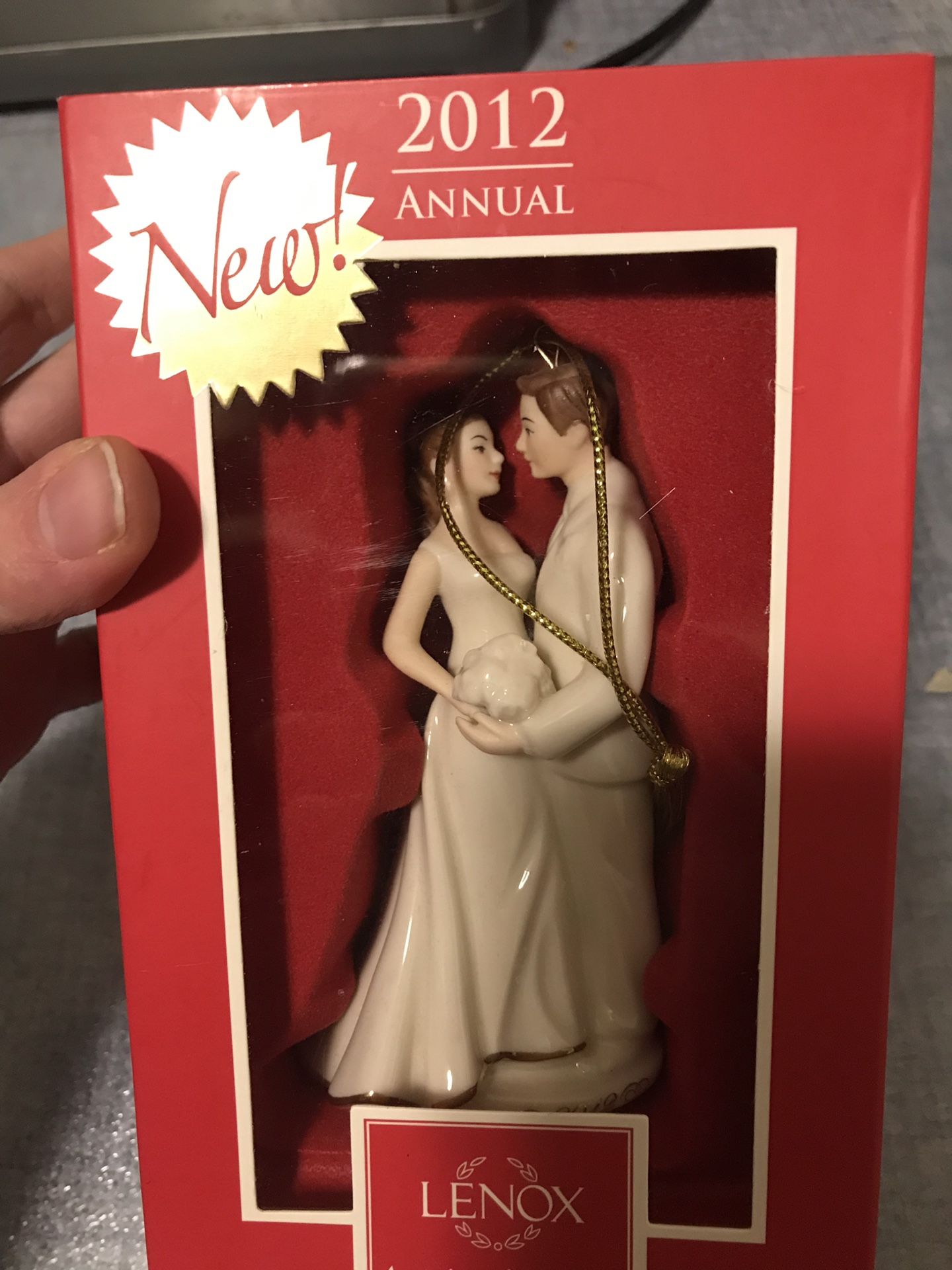 2012 wedding ornament