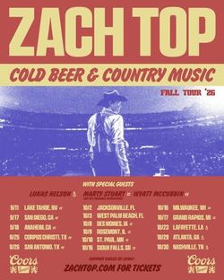 Zach Top Tickets