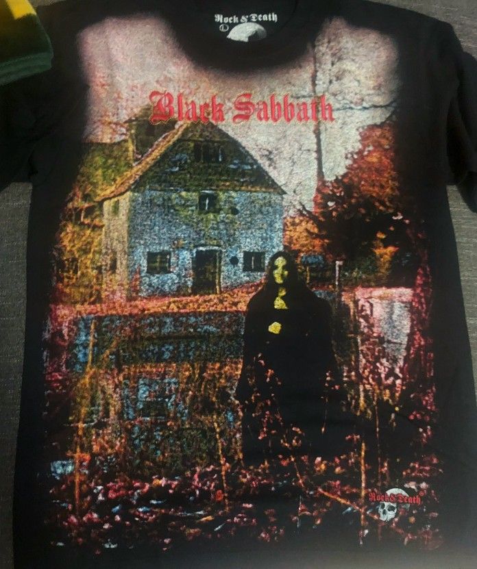 Black Sabbath T Shirt Men's Large