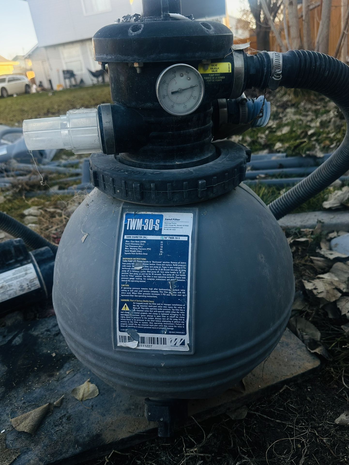 TWM -30-S Sand Filter System