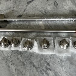CAFE GAS RANGE OVEN STOVETOP KIT HANDLE STAINLESS JSTEEL