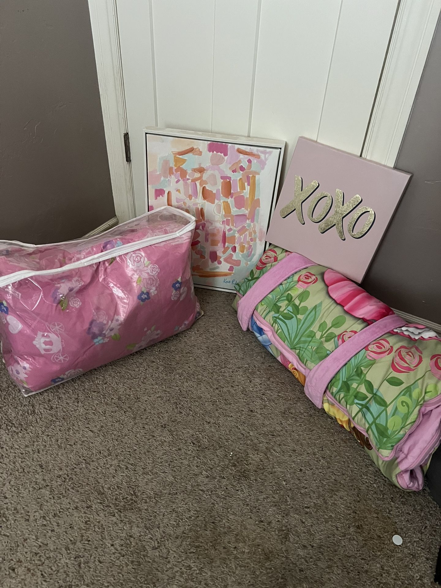 Girls Sleeping Bag And Other Items