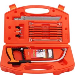 12Pcs Multi-Function Handsaw Set - DIY Hand Saw Combination Tool Set with Storage Box for Wood and Glass Cutting