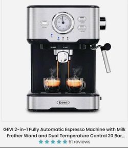 GEVI ESPRESSO COFFEE MACHINE HIGH PRESSURE