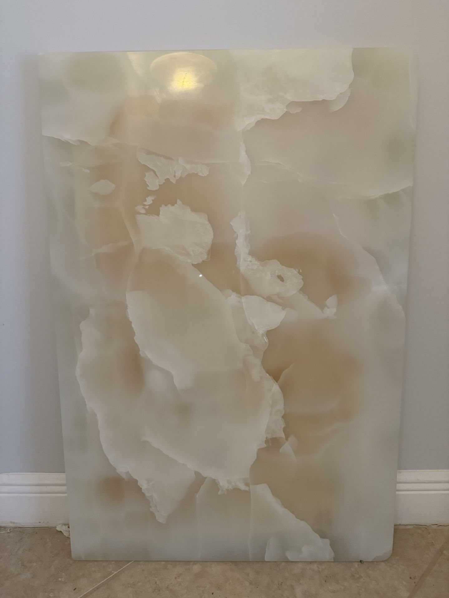 Polished Onyx Table Top 