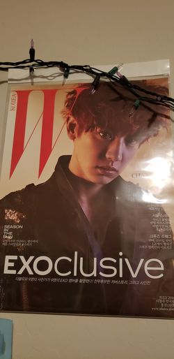 Chanyeol magazine cover poster