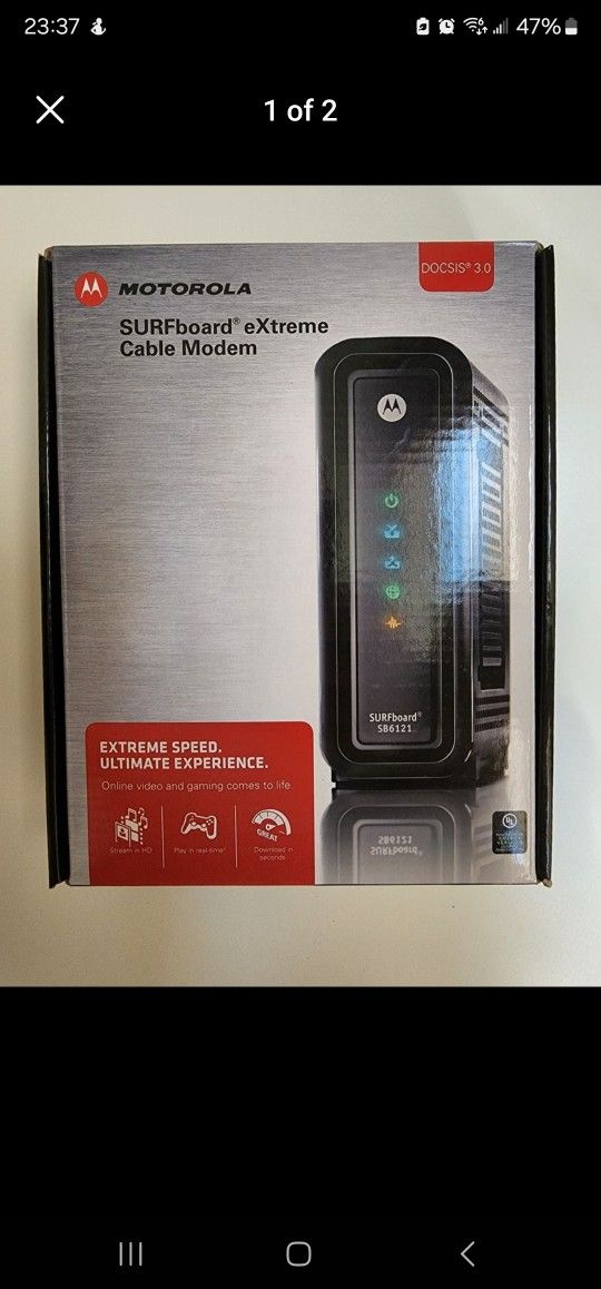 Motorola SURFboard eXtreme Cable Modem SB6121