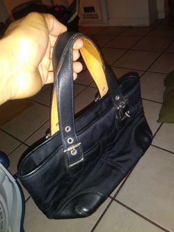 Authentic Black Coach Bag