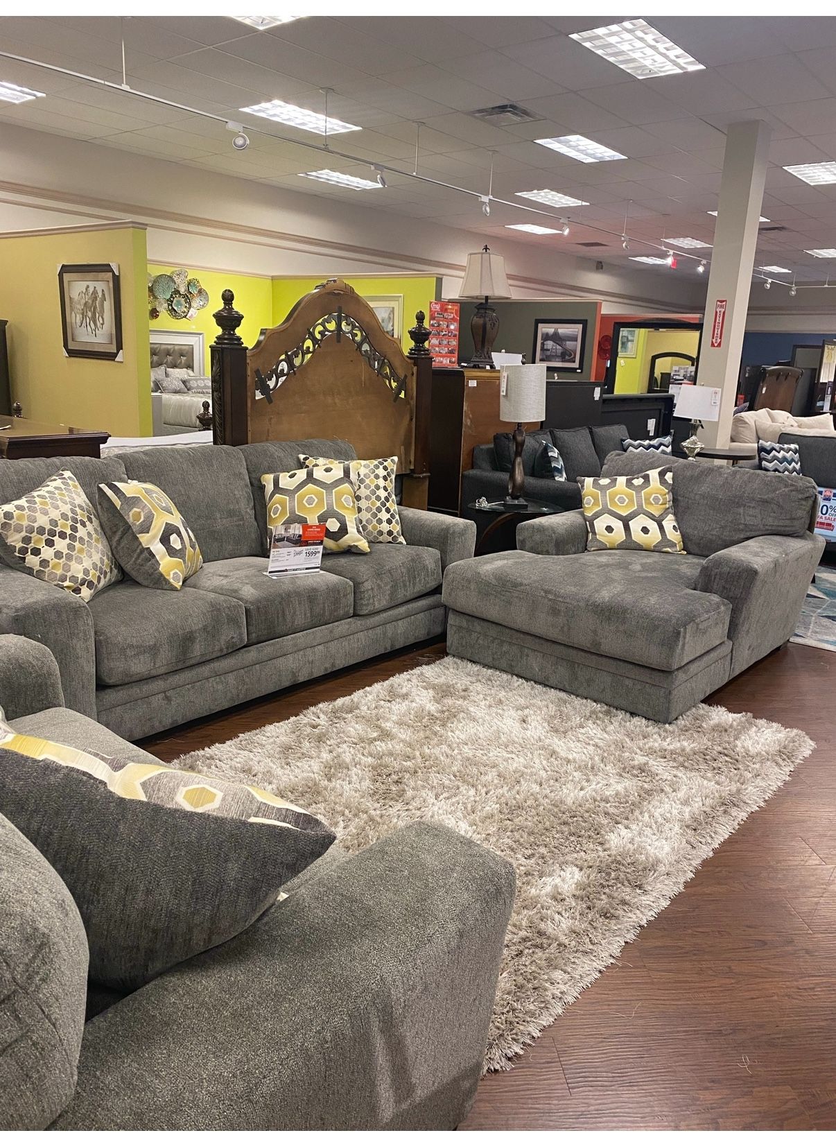 Couch, Loveseat & Chaise Lounge Chair