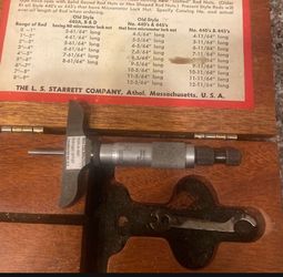 Starrett Depth Micrometer
