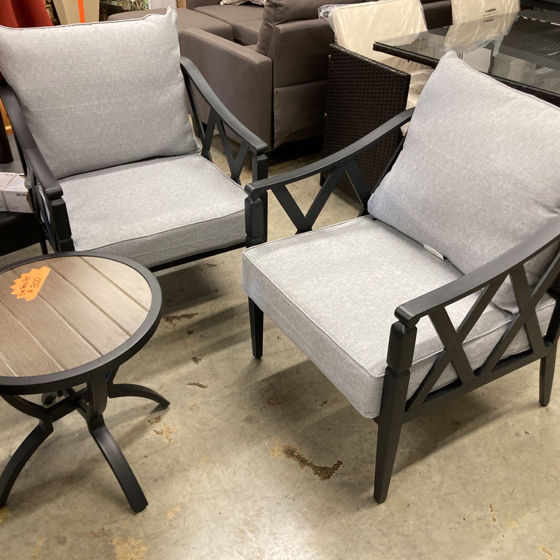 3pc Patio Set - 50% OFF OUTDOOR FURNITURE TODAY ONLY